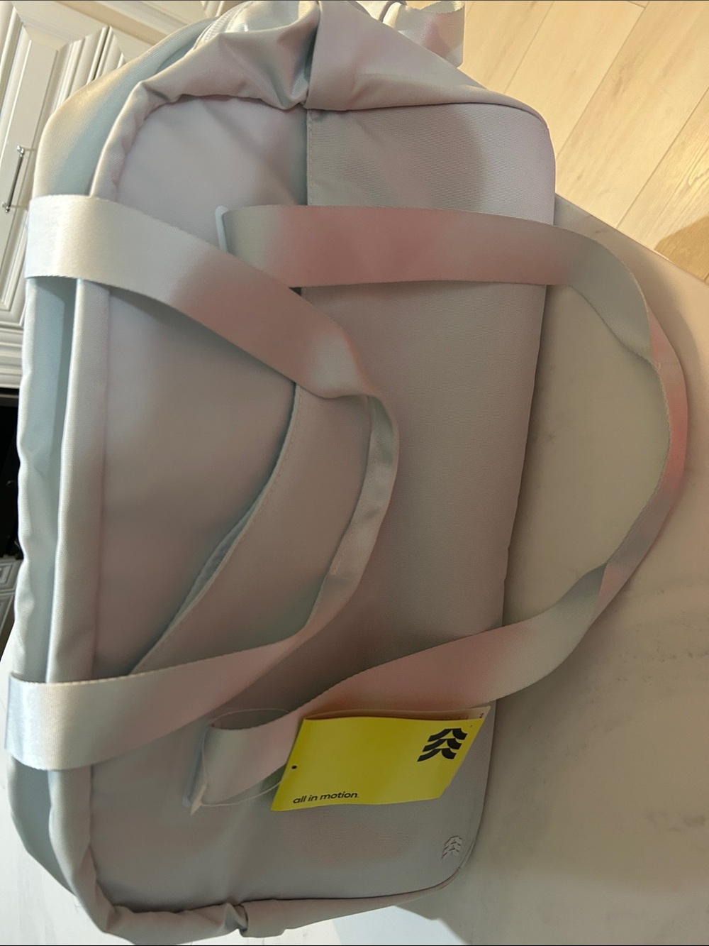all in motion Light Pink Laptop Tote Bag